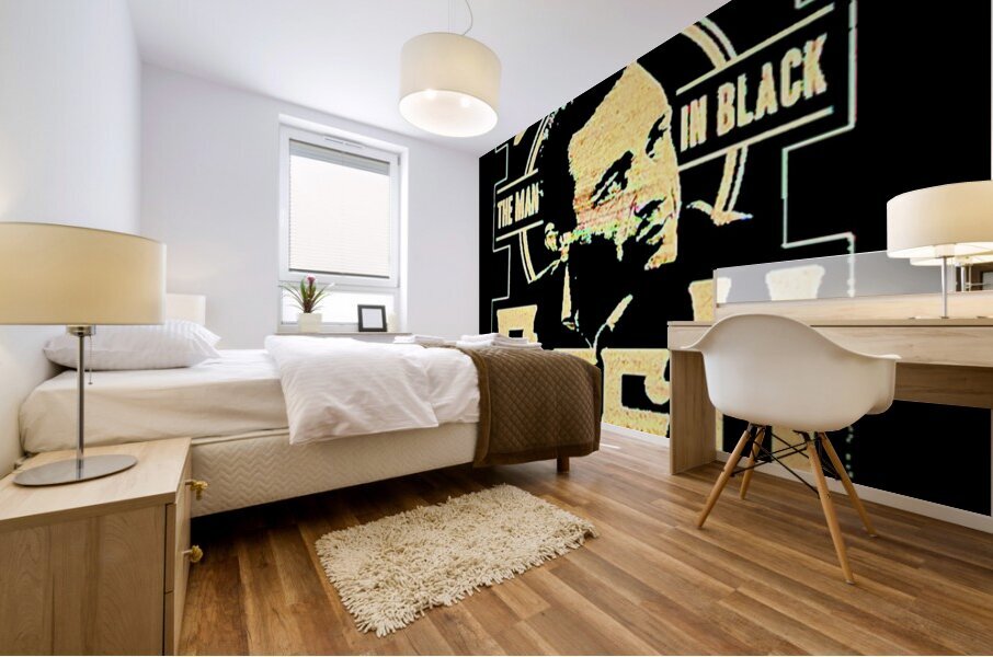 Johnny Cash 21 Mural print