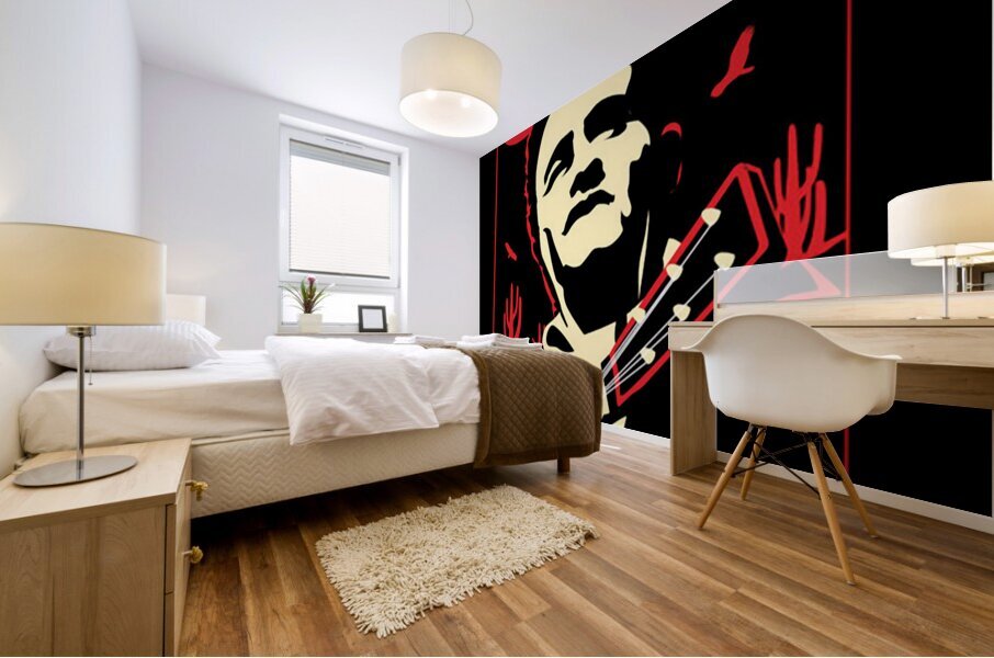 Johnny Cash 49 Mural print