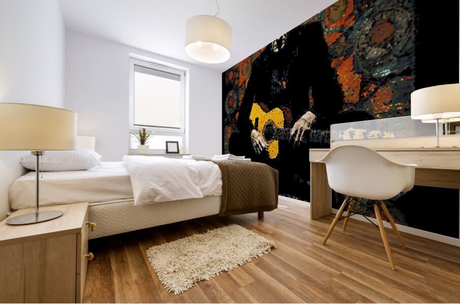 Johnny Cash 64 Mural print