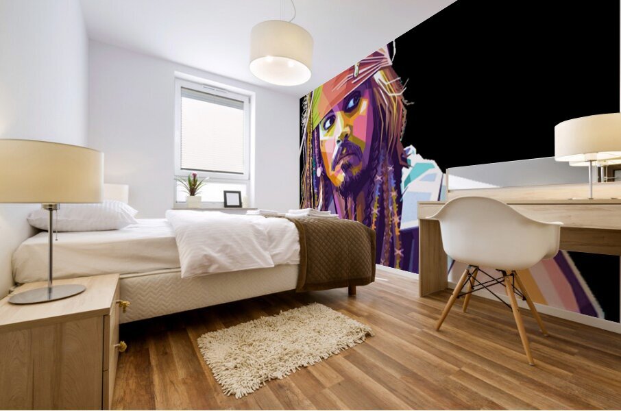 Johnny Depp 28 Mural print