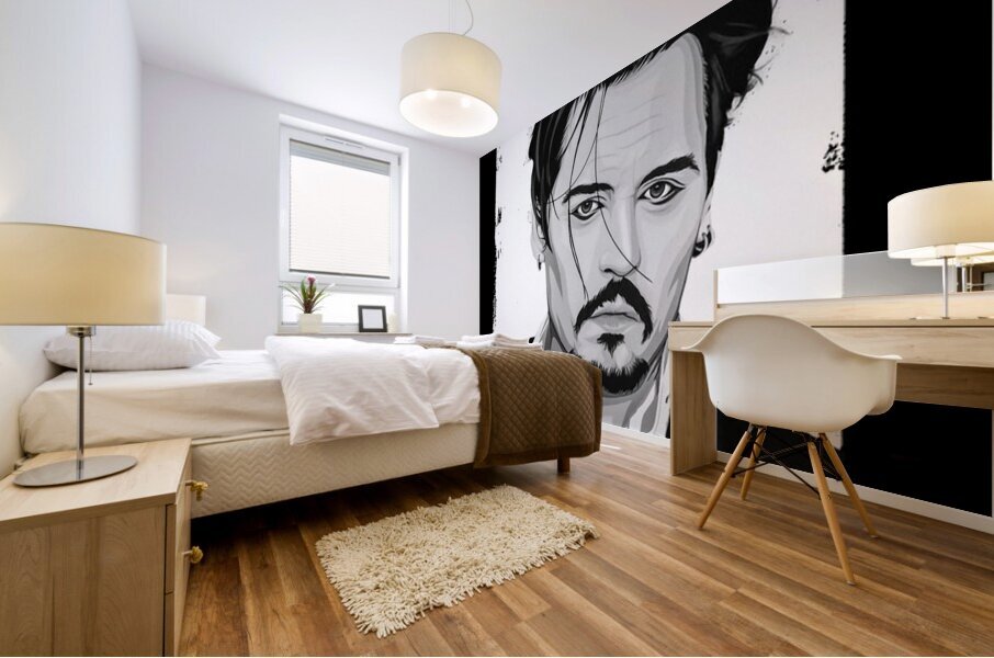 Johnny Depp 2 Mural print