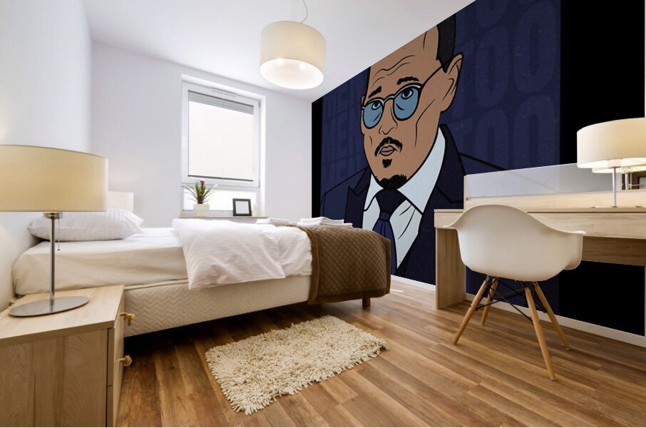 Johnny Depp 3 Mural print