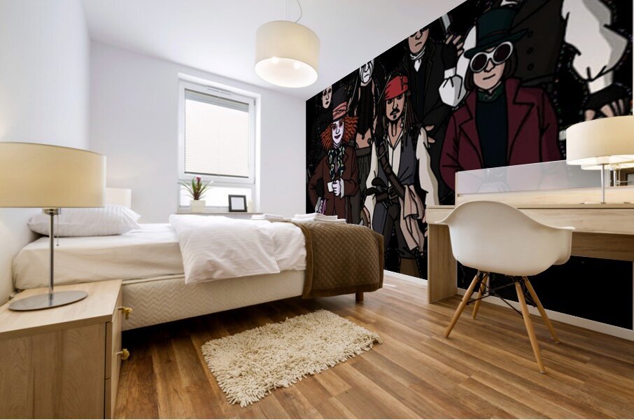 Johnny Depp 7 Mural print