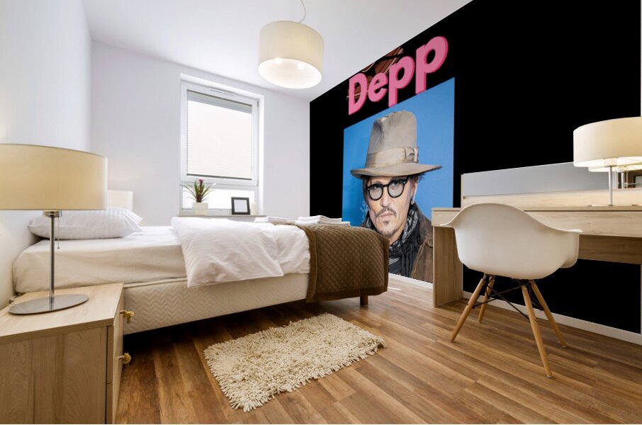 Johnny Depp 24 Mural print