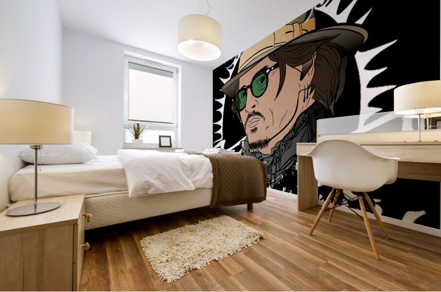 Johnny Depp 25 Mural print