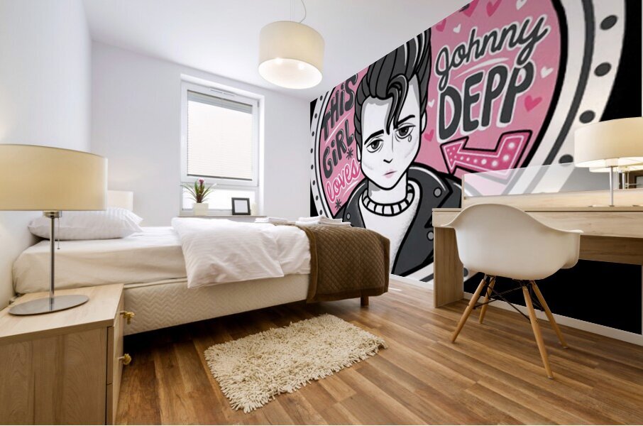 Johnny Depp 49 Mural print