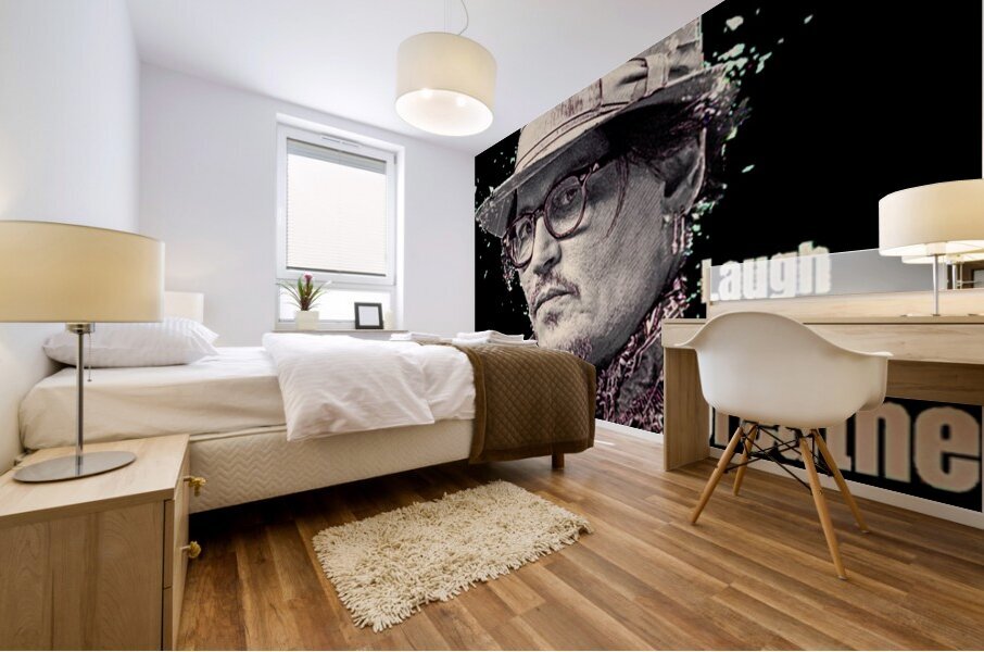 Johnny Depp 50 Mural print