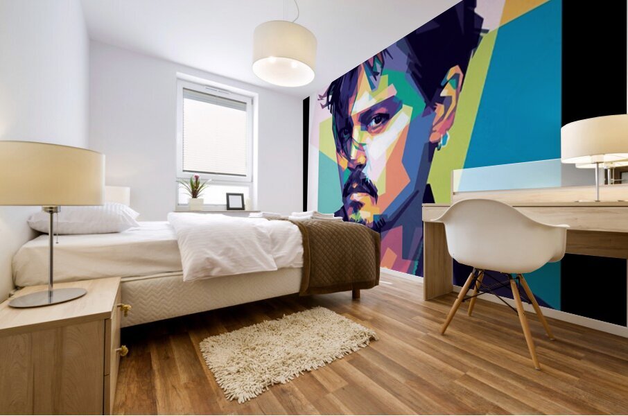 Johnny Depp 51 Mural print