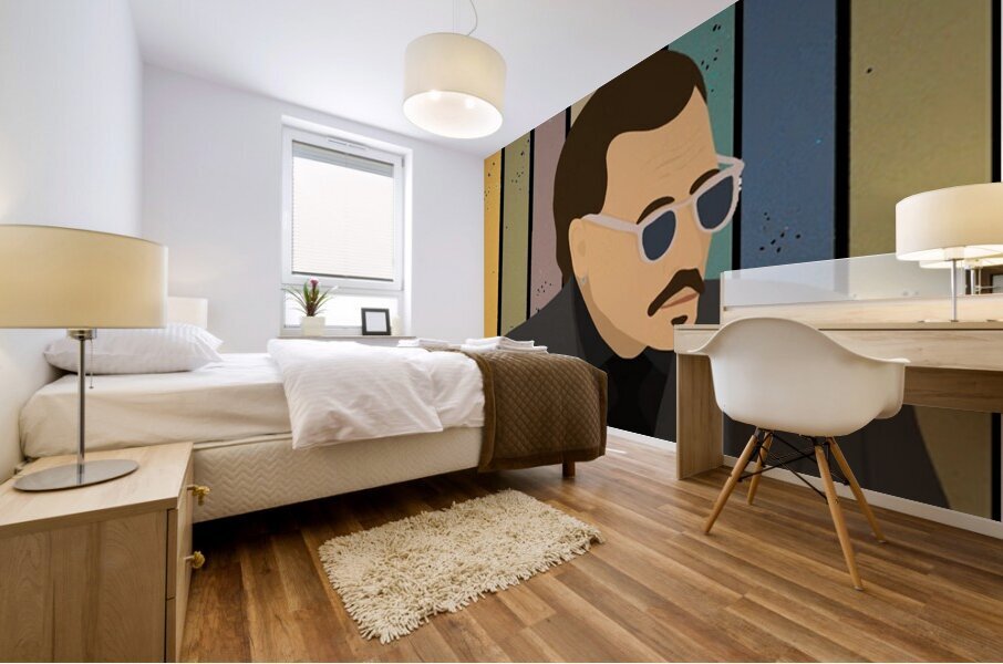 Johnny Depp 52 Mural print