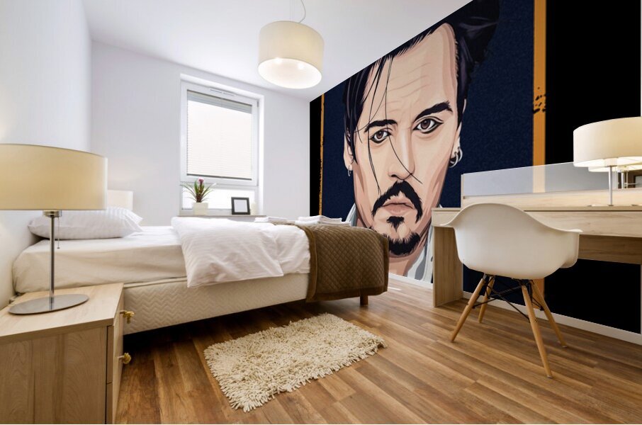 Johnny Depp 54 Mural print