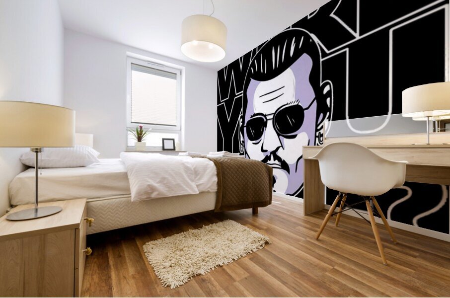 Johnny Depp 56 Mural print