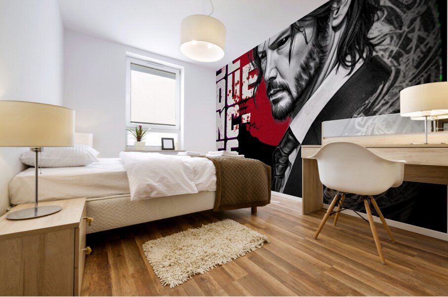 Keanu Reeves 21 Mural print