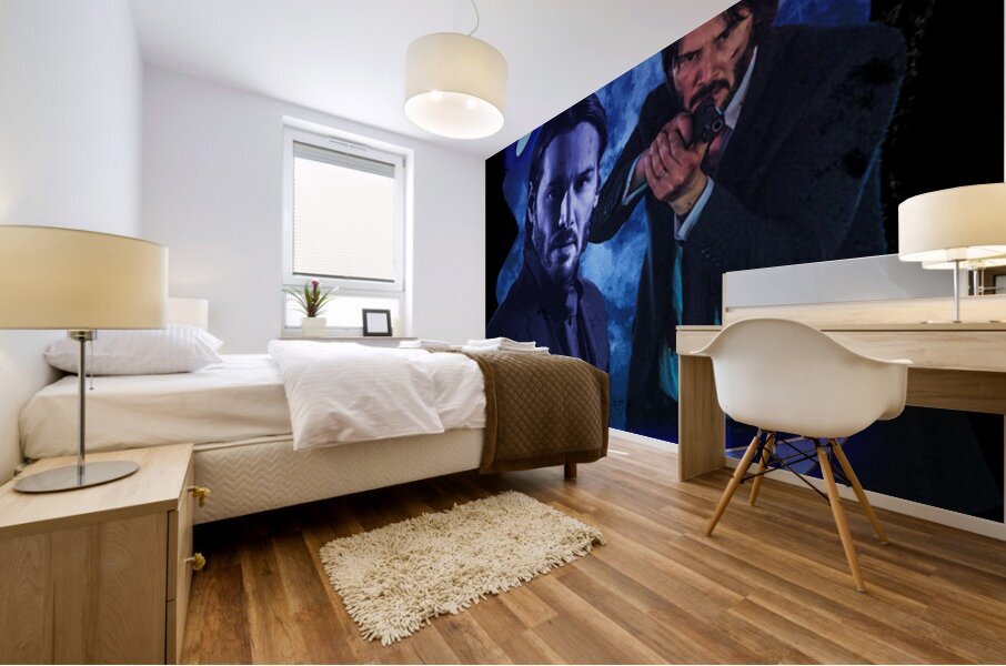 Keanu Reeves 33 Mural print