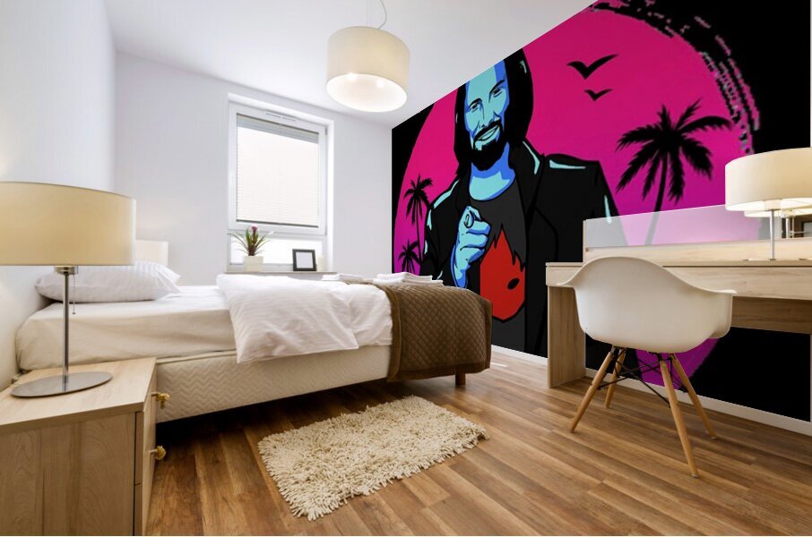 Keanu Reeves 28 Mural print