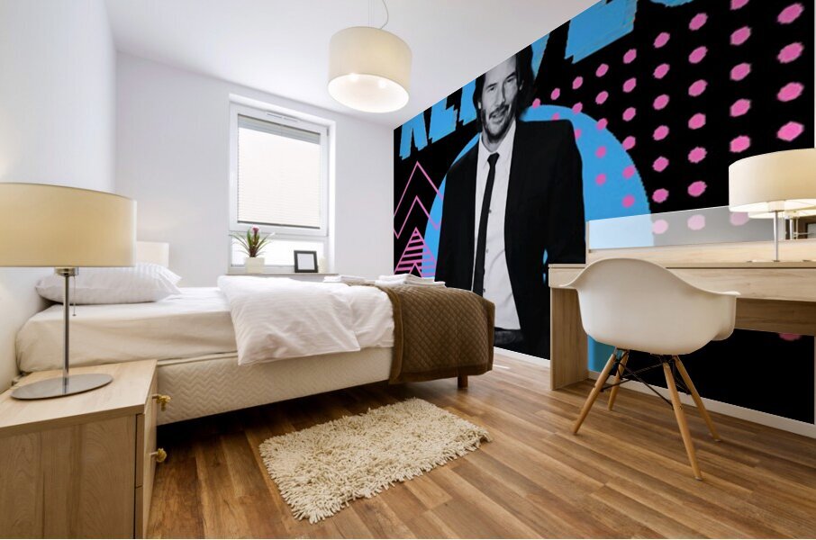 Keanu Reeves 58 Mural print