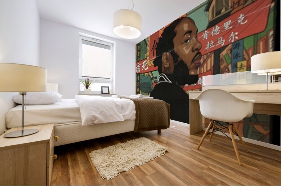 Kendrick Lamar 12 Mural print