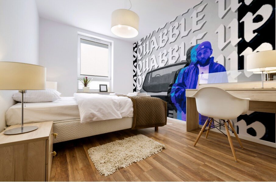 Kendrick Lamar 43 Mural print