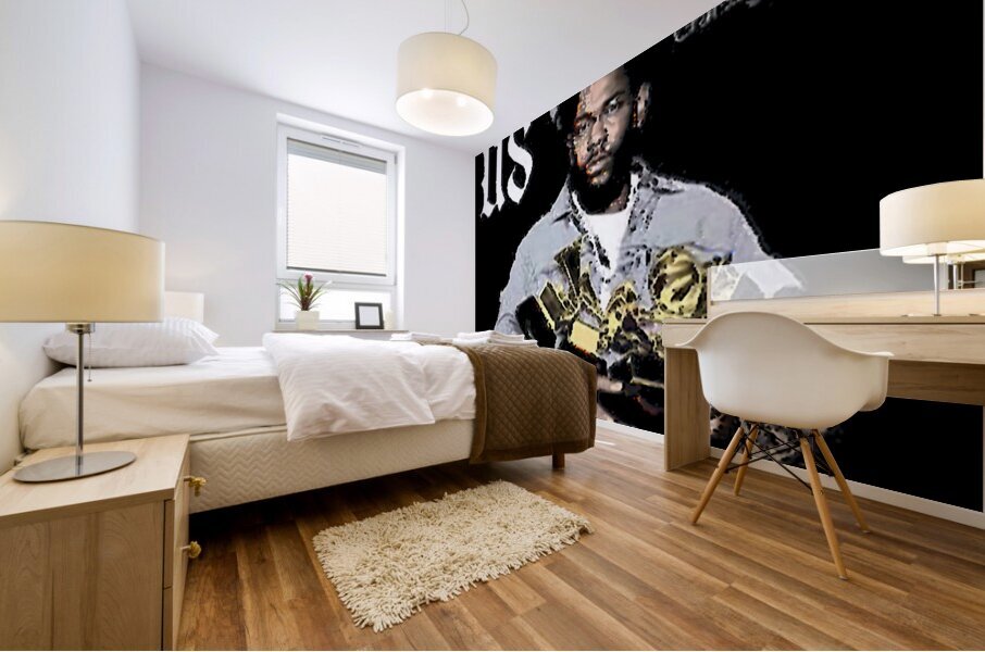 Kendrick Lamar 2 Mural print