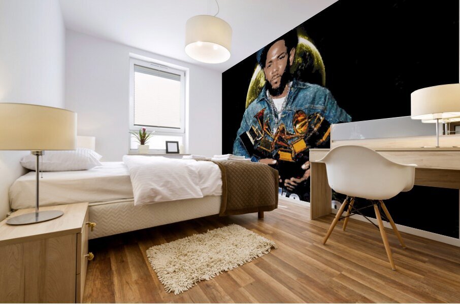 Kendrick Lamar 3 Mural print