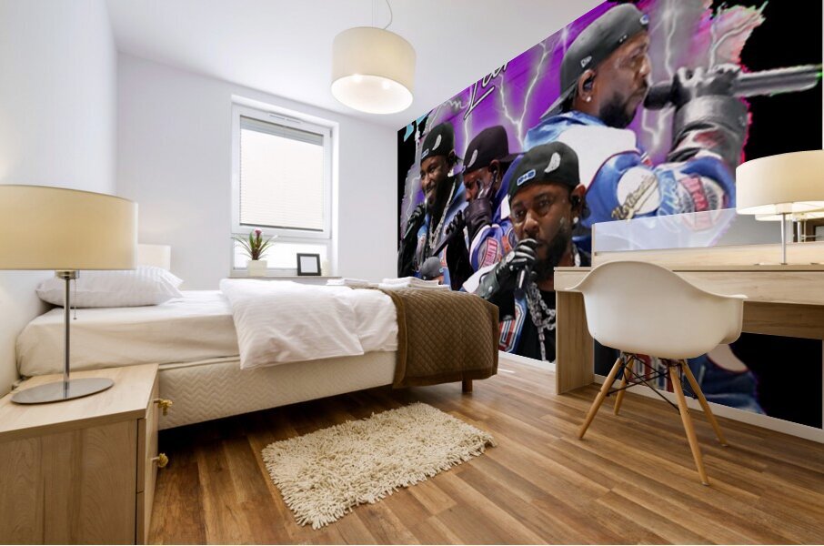 Kendrick Lamar 12 Mural print