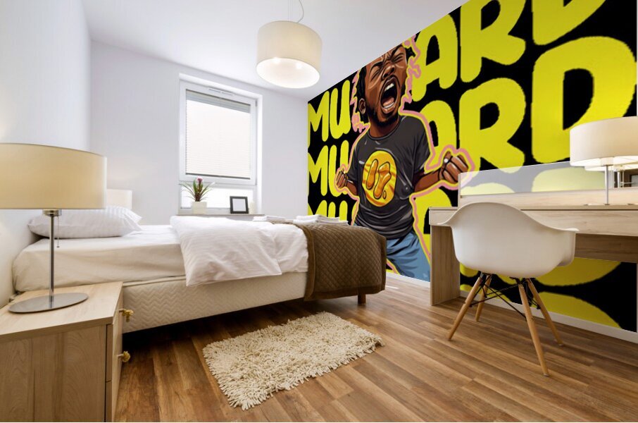 Kendrick Lamar 16 Mural print