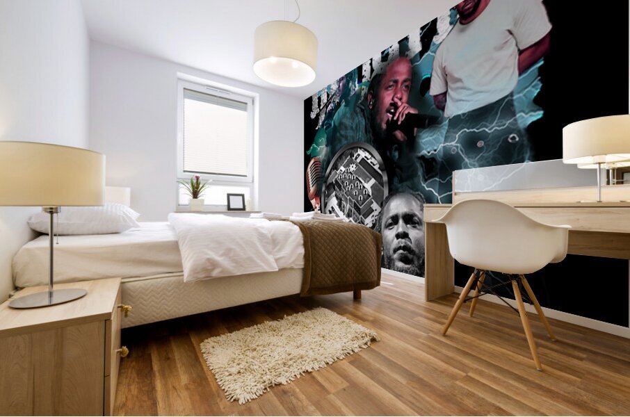 Kendrick Lamar 32 Mural print