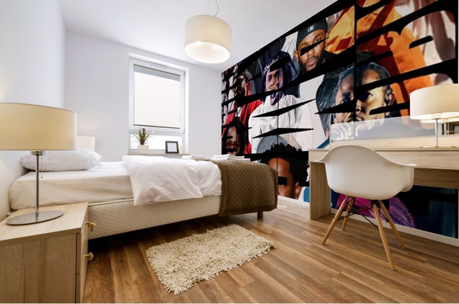 Kendrick Lamar 34 Mural print