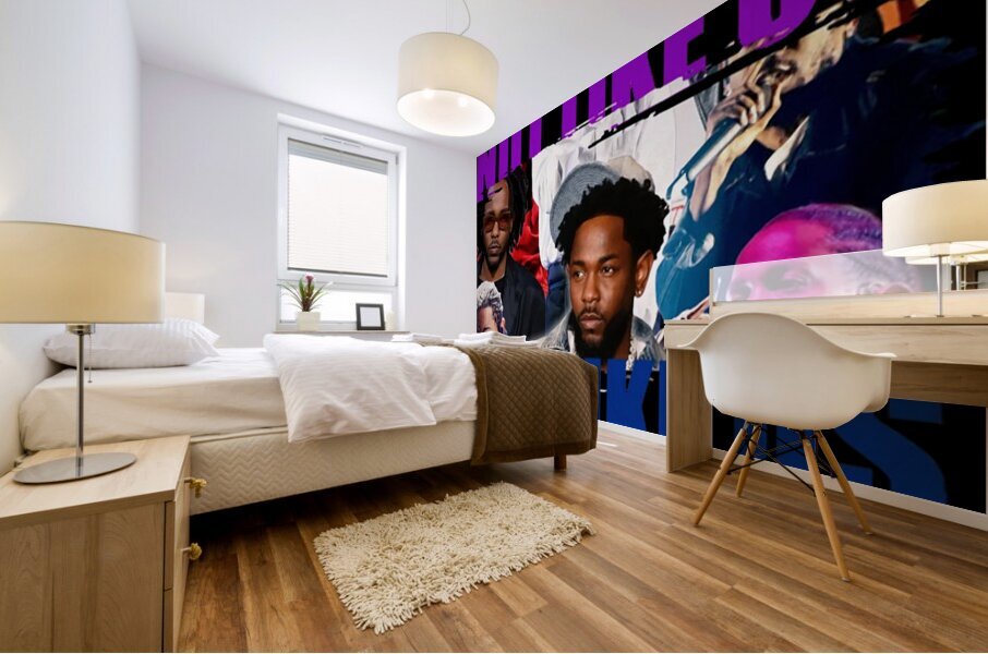 Kendrick Lamar 37 Mural print