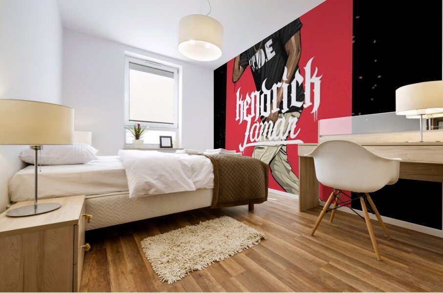 Kendrick Lamar 47 Mural print