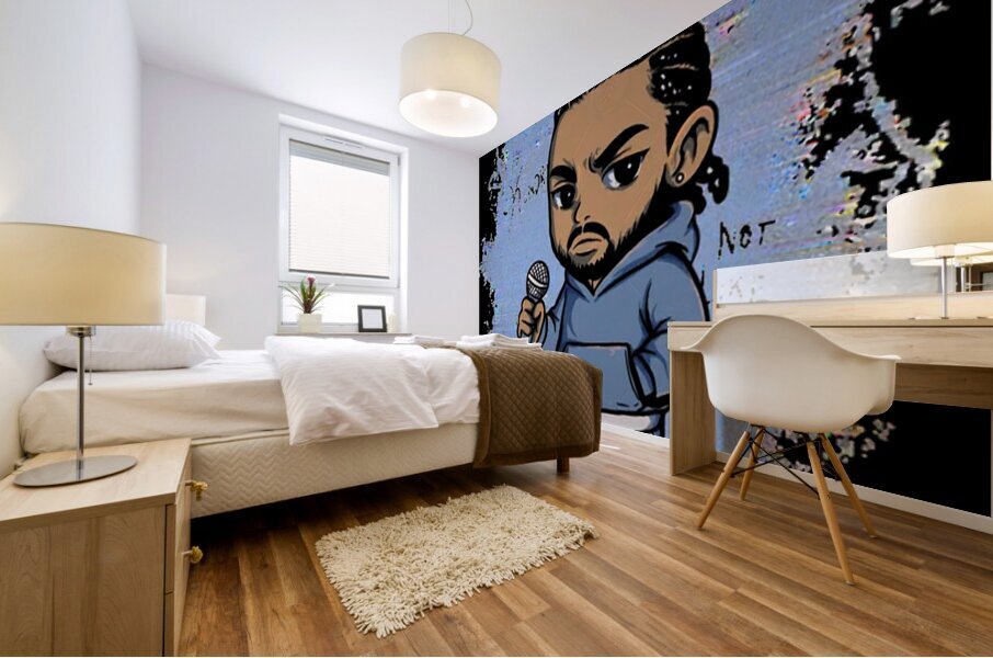 Kendrick Lamar 49 Mural print