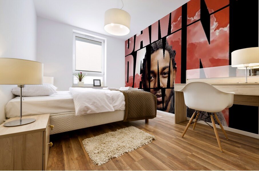 Kendrick Lamar 53 Mural print