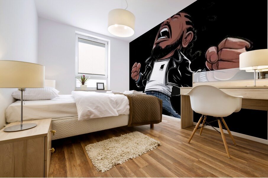 Kendrick Lamar 58 Mural print