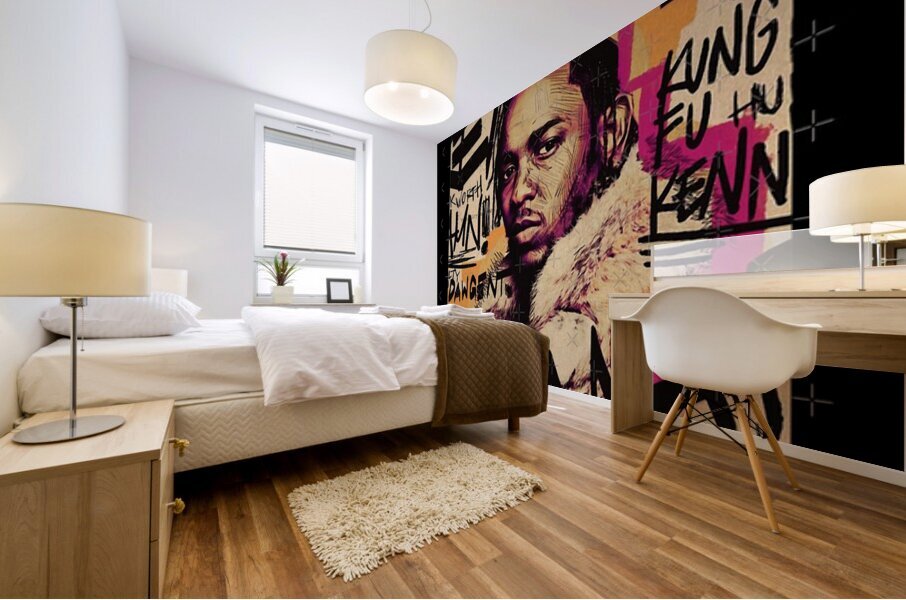 Kendrick Lamar 2 Mural print