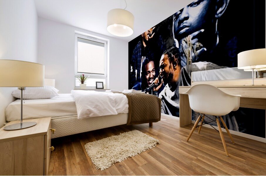 Kendrick Lamar 16 Mural print