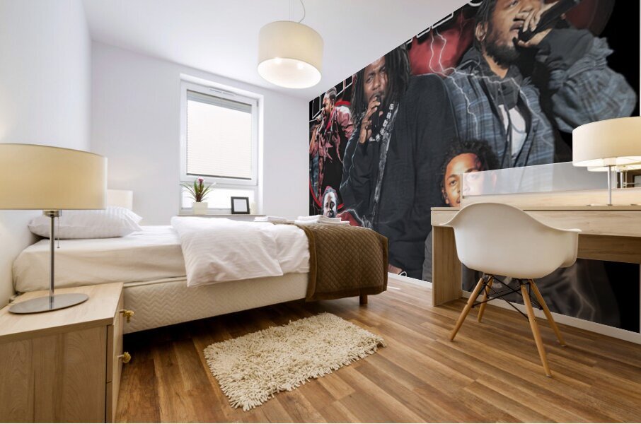 Kendrick Lamar 32 Mural print
