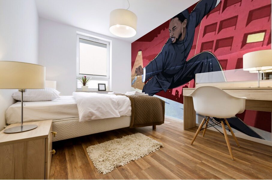 Kendrick Lamar 40 Mural print