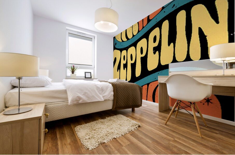 Led Zeppelin 1 Mural print