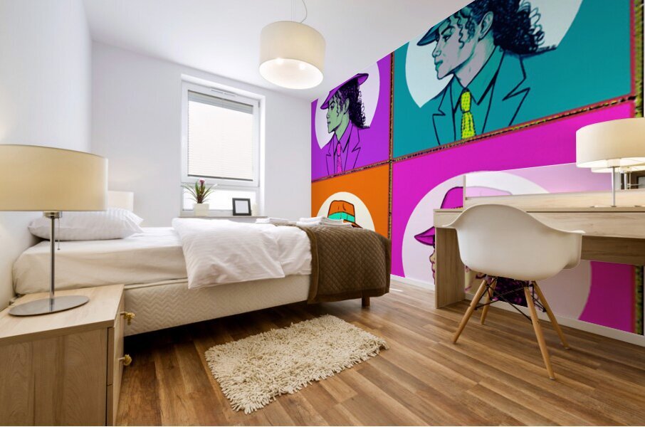 Michael Jackson 38 Mural print