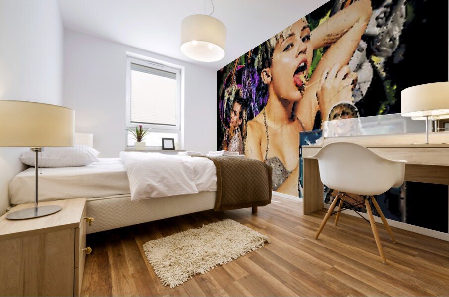 Miley Cyrus 2 Mural print