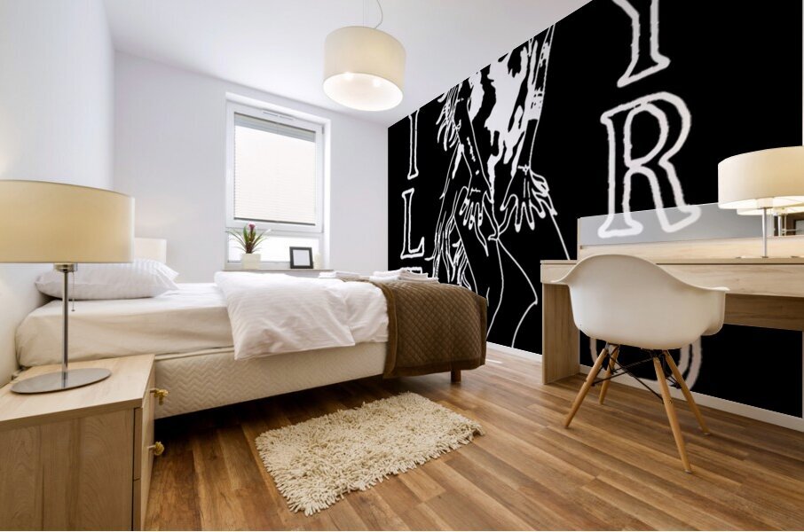 Miley Cyrus 3 Mural print
