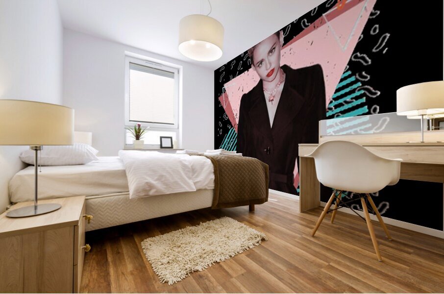 Miley Cyrus 5 Mural print