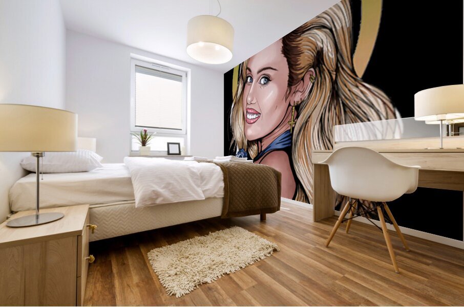 Miley Cyrus 12 Mural print