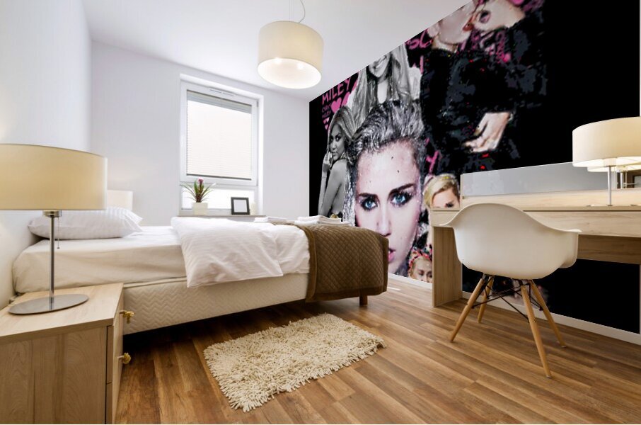 Miley Cyrus 19 Mural print