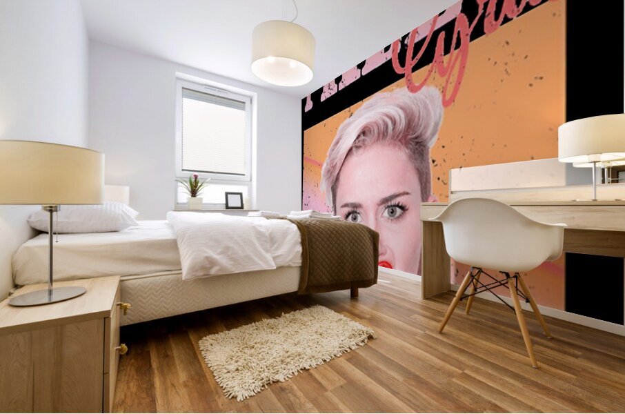 Miley Cyrus 32 Mural print