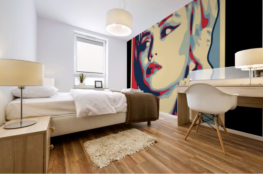Miley Cyrus 33 Mural print
