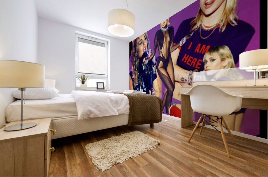 Miley Cyrus 35 Mural print