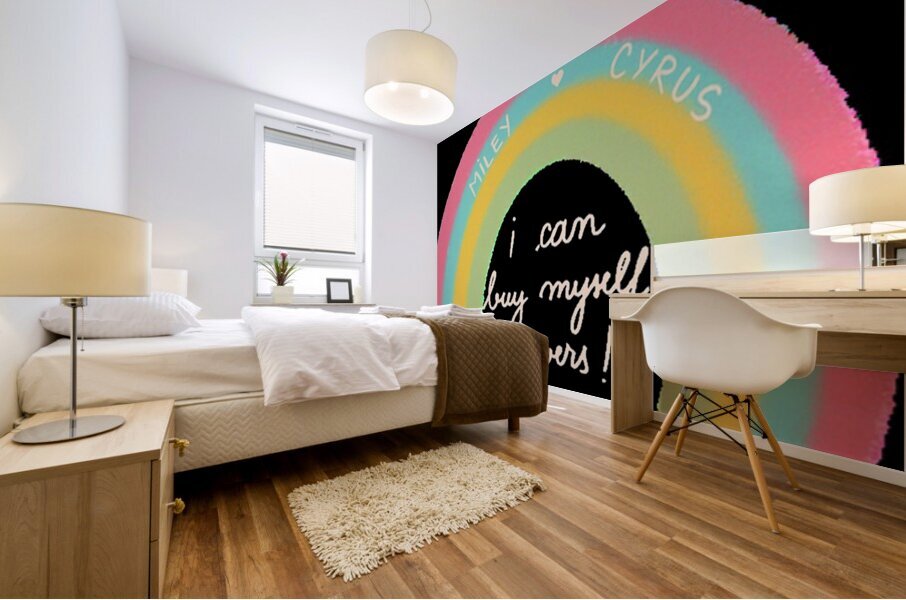 Miley Cyrus 40 Mural print