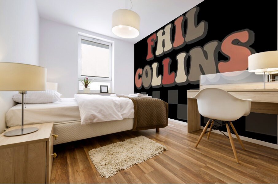 Phil Collins 7 Mural print