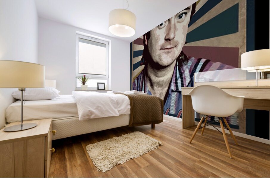 Phil Collins 9 Mural print