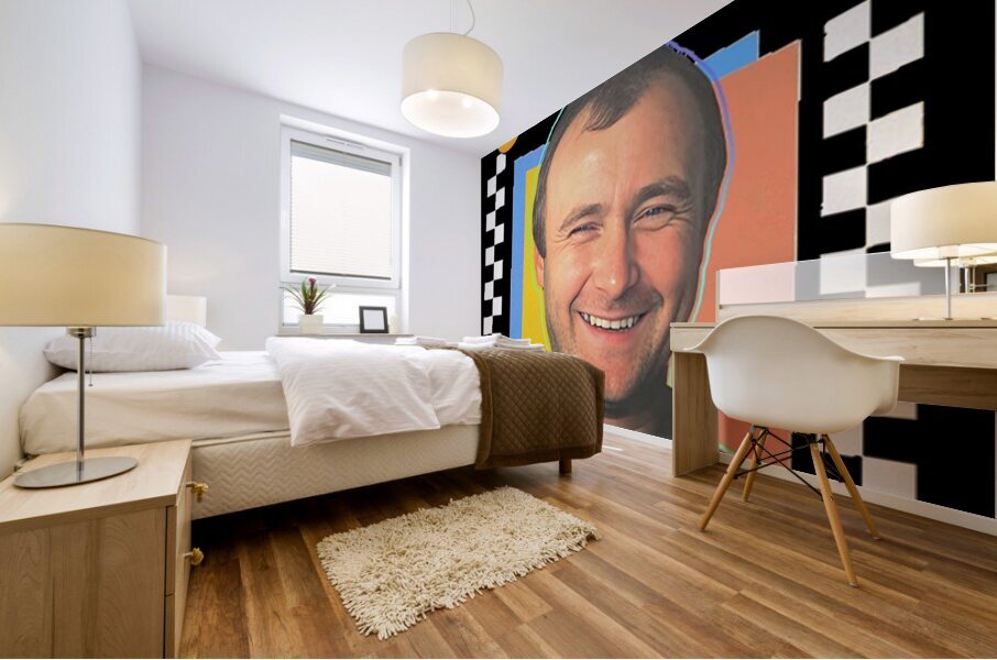 Phil Collins 17 Mural print